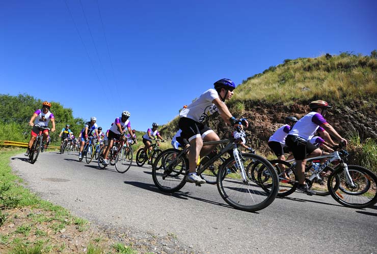 Los ciclistas de San Luis buscan unir Villa de la Quebrada – Renca.