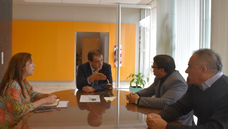 El ministro Freixes recibió al secretario general de SMATA Villa Mercedes