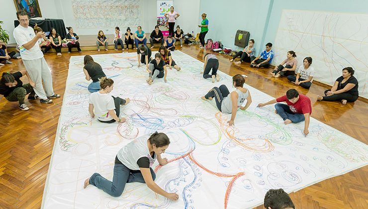 Docentes de San Luis se capacitaron en lenguajes de la danza y las artes visuales