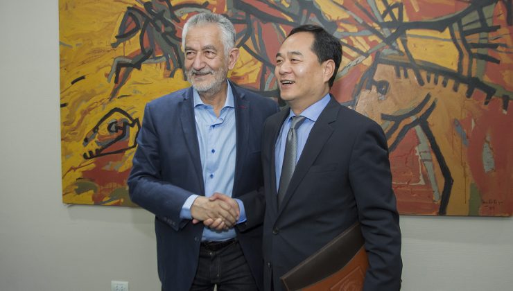 El gobernador Alberto Rodríguez Saá recibió al embajador de China