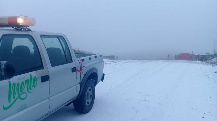 Nevó en zonas altas de la provincia