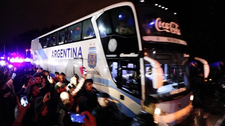 Despedida “Mundial” para la Selección Argentina