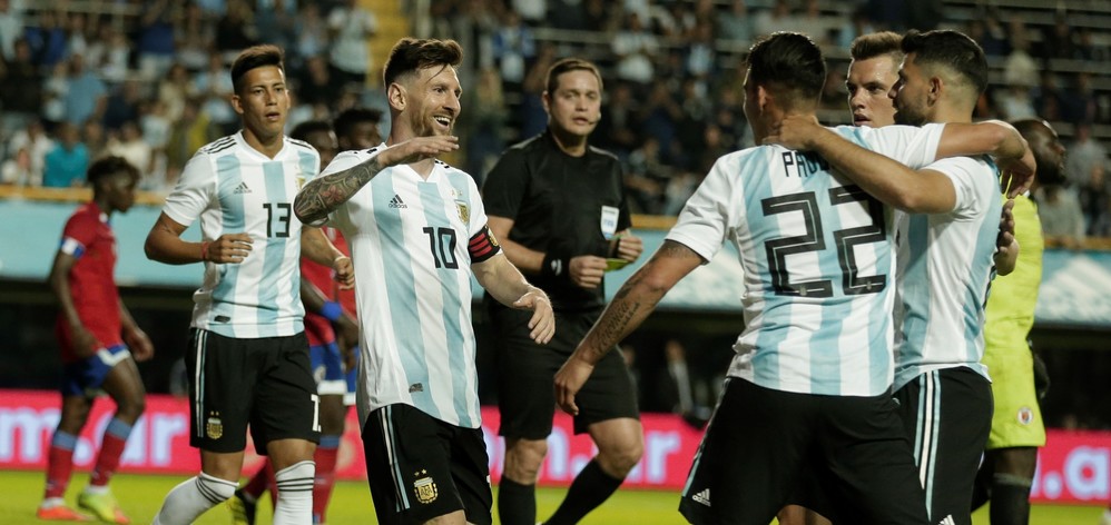 La Selección se despidió de su público con un concierto de Messi y una goleada ante Haití.