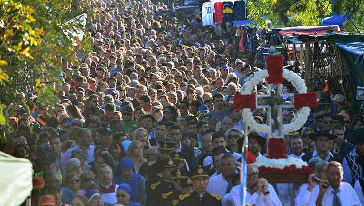 Profunda devoción en la procesión del Cristo de la Quebrada, protector de los sanluiseños