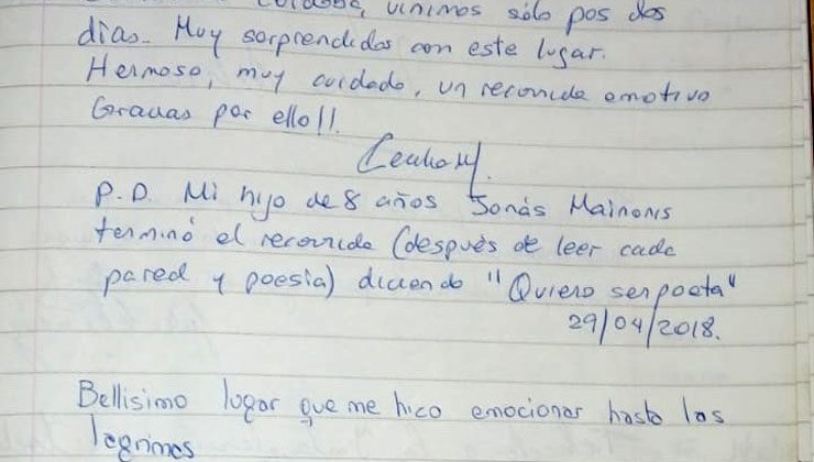 “Quiero ser poeta”, el emotivo mensaje de un niño cordobés