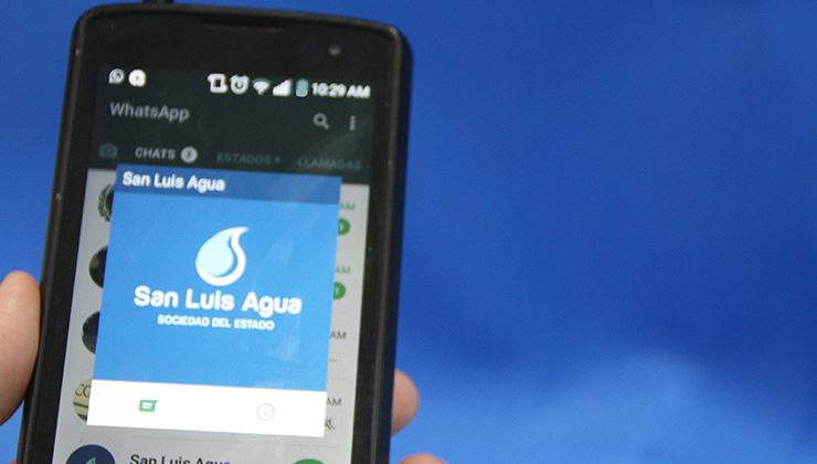 Habilitan una línea de WhatsApp para consultas de los usuarios