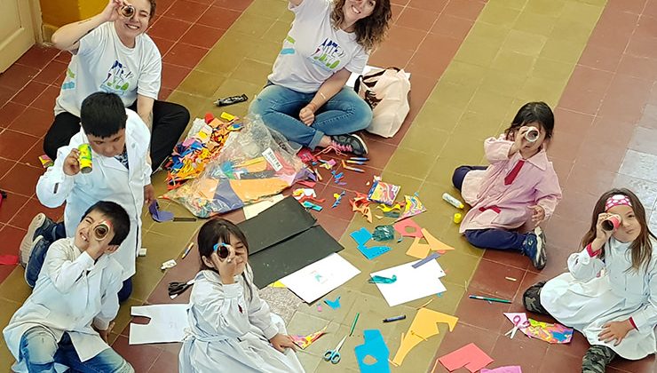 Alumnos de escuelas del interior y rurales disfrutan de los talleres de Arte y Juego