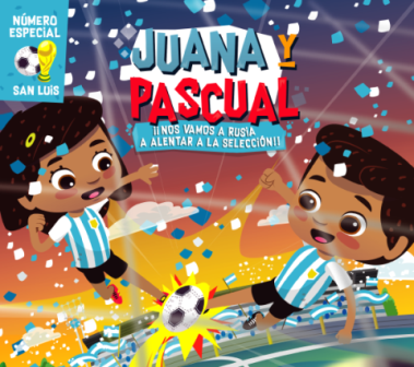 “Juana y Pascual” se preparan para celebrar el mundial