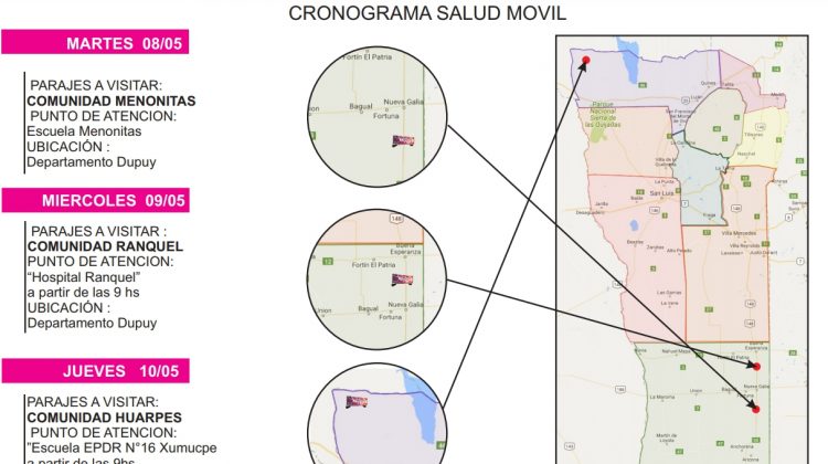 “Dosep está aquí” llega a las comunidades menonita, ranquel y huarpe