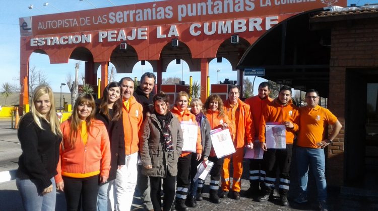 Capacitaron a anfitriones turísticos en el Peaje la Cumbre