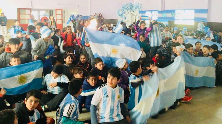 Desde San Luis ya se alienta a la Selección Argentina