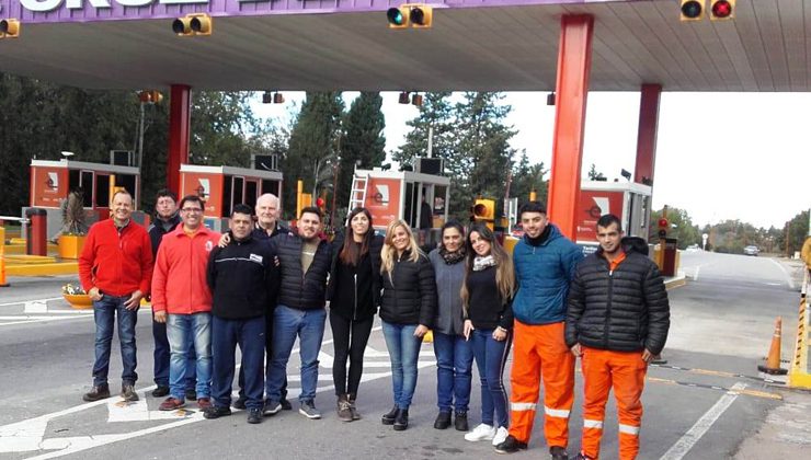 Capacitaron al personal del peaje Cruz de Piedra