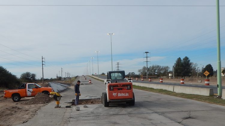 Recambio y mantenimiento de losas en la Autopista de las Serranías Puntanas