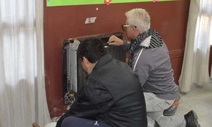 Calefactores de 13 escuelas fueron reparados mediante el programa “La UPrO en tu Escuela”