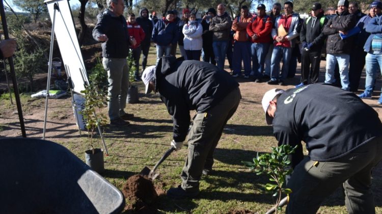 Capacitaron sobre forestación a más beneficiarios del Plan Solidario