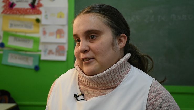 Flavia D’agata, un ejemplo de inclusión en el Plan Solidario