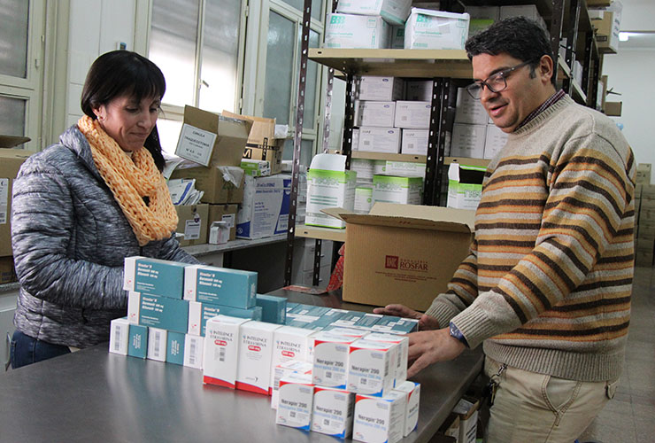 Llegaron los medicamentos que compró la Provincia para los pacientes con VIH.