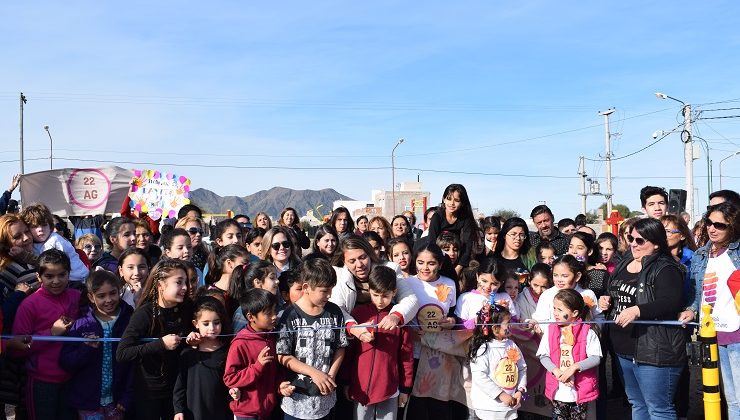 Los chicos del B° 500 Viviendas Norte ya cuentan con un espacio de juegos