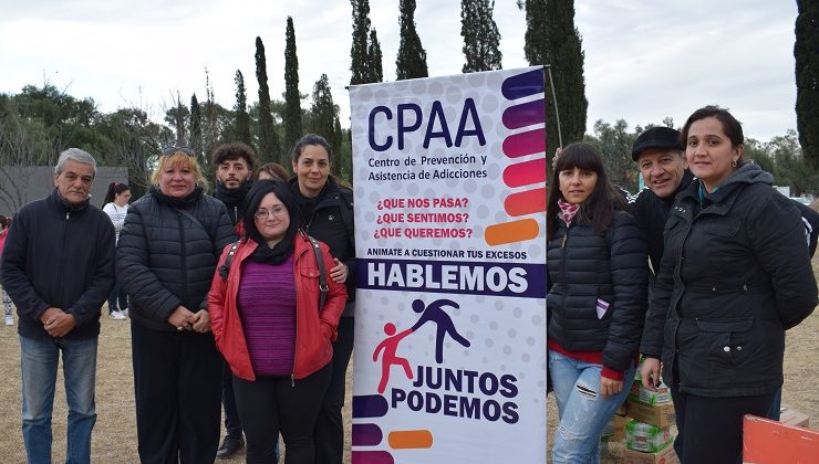 Alumnos participaron de una jornada de concientización contra el uso de las drogas