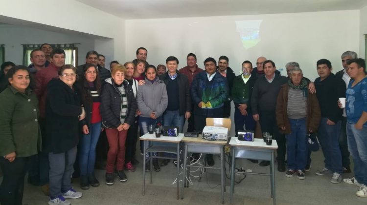 Visita institucional a Potrerillos y Rincón del Carmen