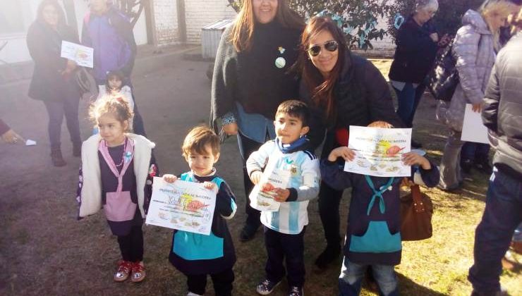 Los jardines maternales conmemoraron el Día de la Bandera