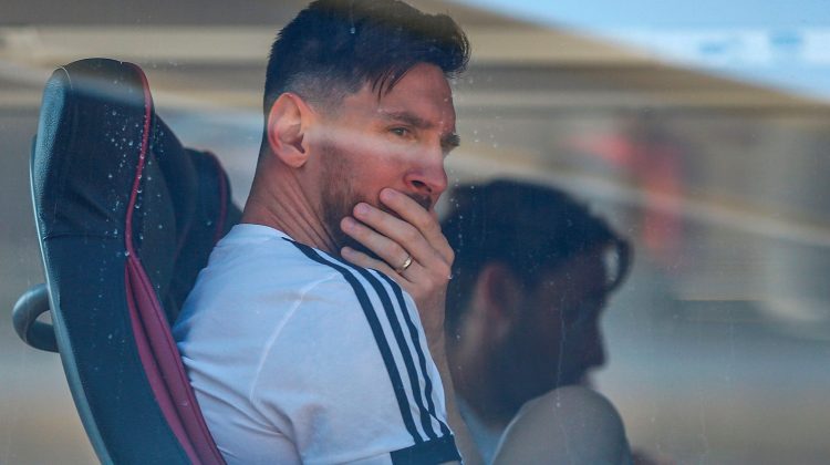 Argentina entrenó en Barcelona