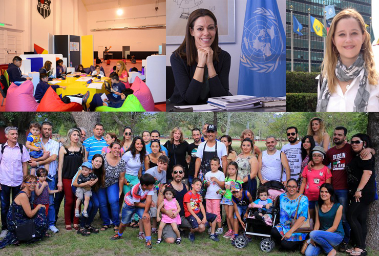 Tamar Hahn y Natalia Montagna, representantes de la ONU llegarán a San Luis este lunes para realizar una serie de actividades relacionadas con las escuelas generativas y los refugiados sirios en San Luis.