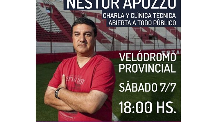 Néstor Apuzzo dará una conferencia de prensa antes de brindar una clínica de fútbol en San Luis