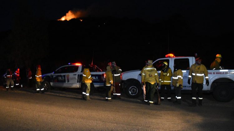 Extinguieron los incendios en El Volcán y Potrero de los Funes