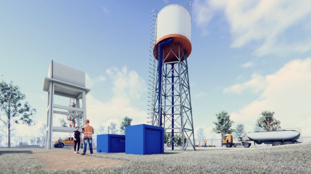 La ampliación de la planta de agua de San Martín está en marcha