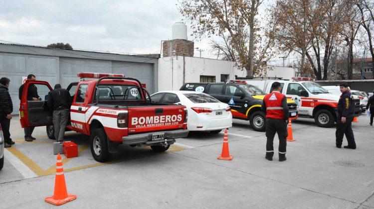 Técnicos de la Autopista de la Información calibraron equipos de emergencia y salvataje