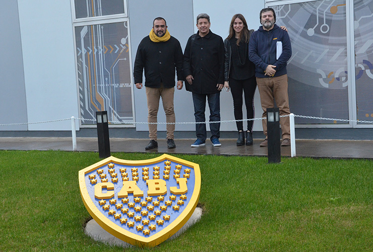 Los representantes puntanos visitaron el predio Casa Amarilla del Club Boca Juniors.