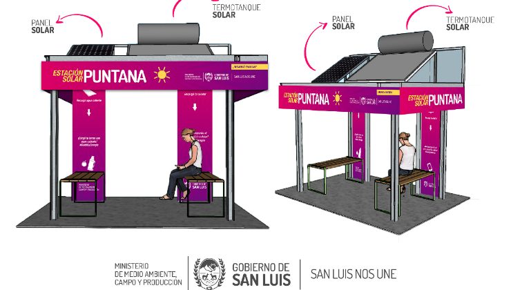 Cómo serán las estaciones solares que instalará el Gobierno provincial en los parajes