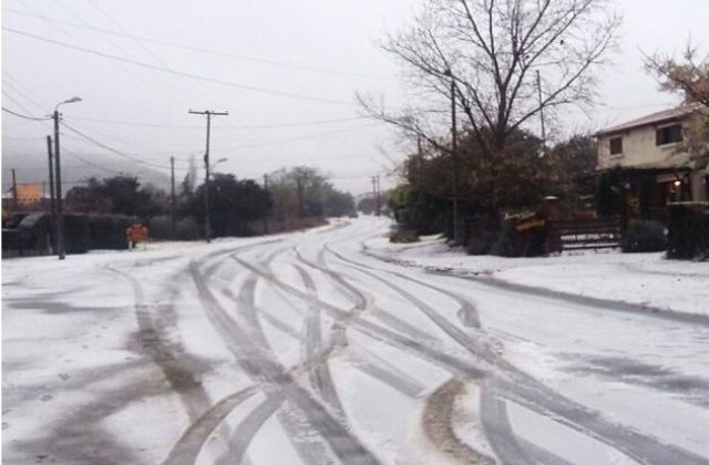 Persiste el pronóstico de lluvias y nevadas para San Luis