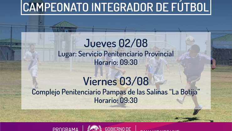 Finalizan los campeonatos integradores de fútbol