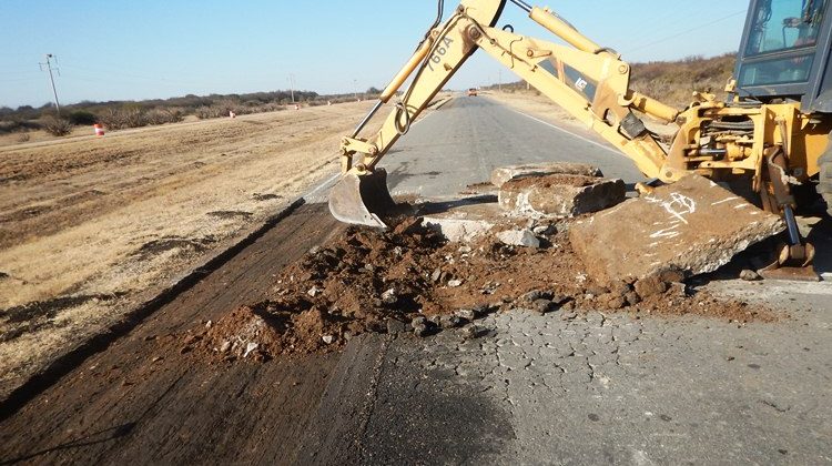 Progresa la obra de reparación de la Autopista de los Comechingones