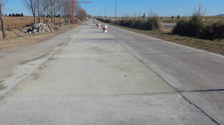 Cambian 17 losas en un tramo de la Autopista de las Serranías Puntanas