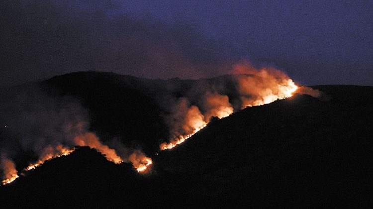 Controlaron los incendios en Río Grande y Pampa del Tamboreo