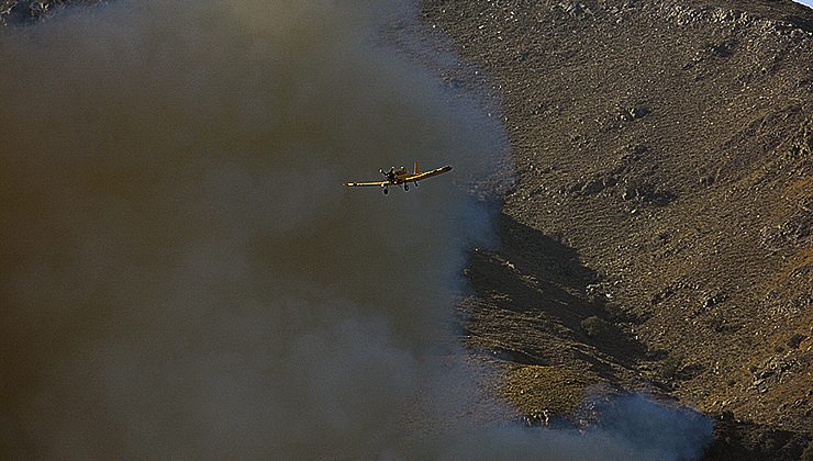 Apagaron incendios en distintos puntos de la provincia