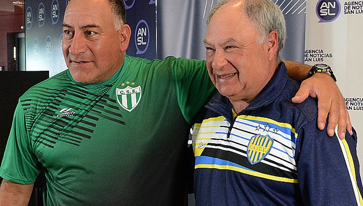 Los técnicos vivieron la previa del clásico de la Copa San Luis