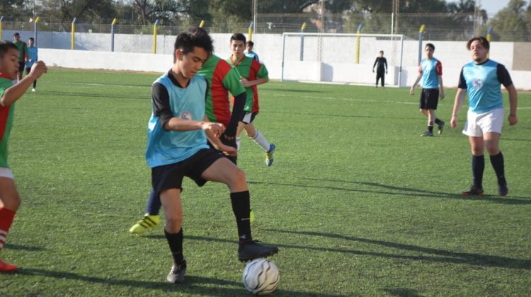 Jornada futbolística en los Juegos Intercolegiales de la Puntanidad 2018