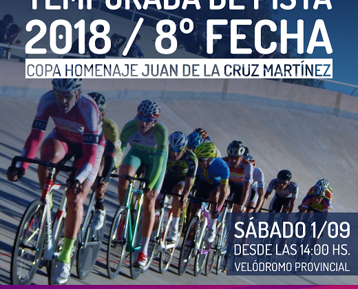 Se viene la 8ª fecha de ciclismo de pista en el velódromo provincial