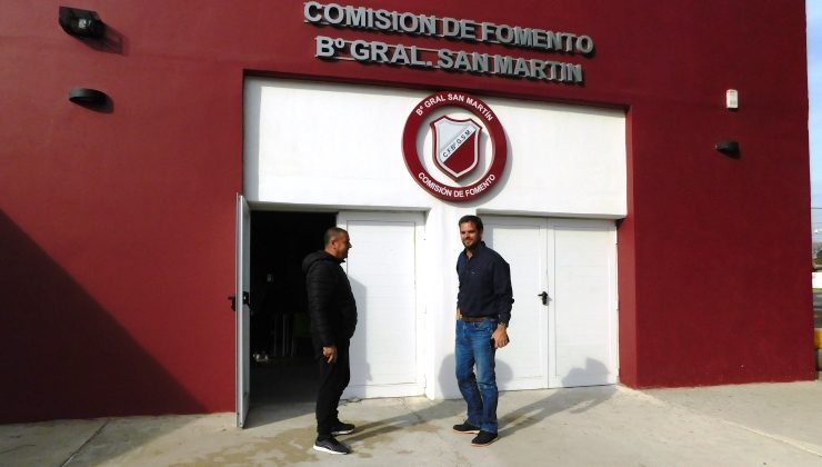 El Gobierno provincial finalizó las obras en el Club San Martín