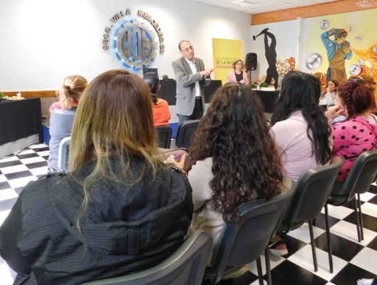 La Secretaría de la Mujer brindó una capacitación en la Unión Obrera Metalúrgica