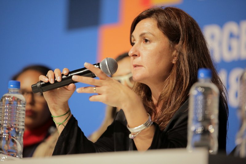 La ministra de Educación Paulina Calderón presentó el modelo de Escuelas Generativas en el Virtual Educa 2018.