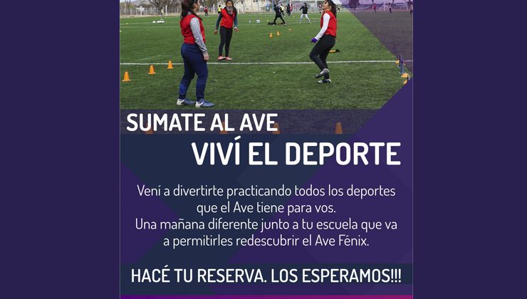 “Sumate al Ave, viví el deporte”