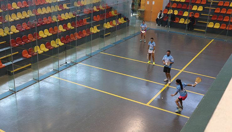 El seleccionado argentino de pelota paleta comenzó su pretemporada en el Trinquete Modelo