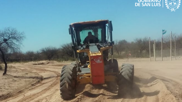 Mejoraron el acceso al paraje Santa Rosa del Cantantal