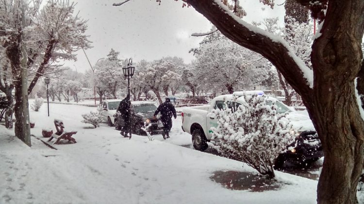 Cambio de mes: hubo nevadas y bajas temperaturas en toda la provincia