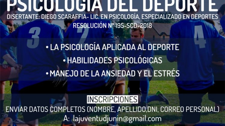 Comienzan las capacitaciones deportivas en el interior de la Provincia